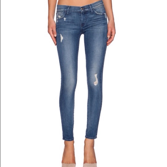 Koral Destroyed Skinny Rust Jeans
